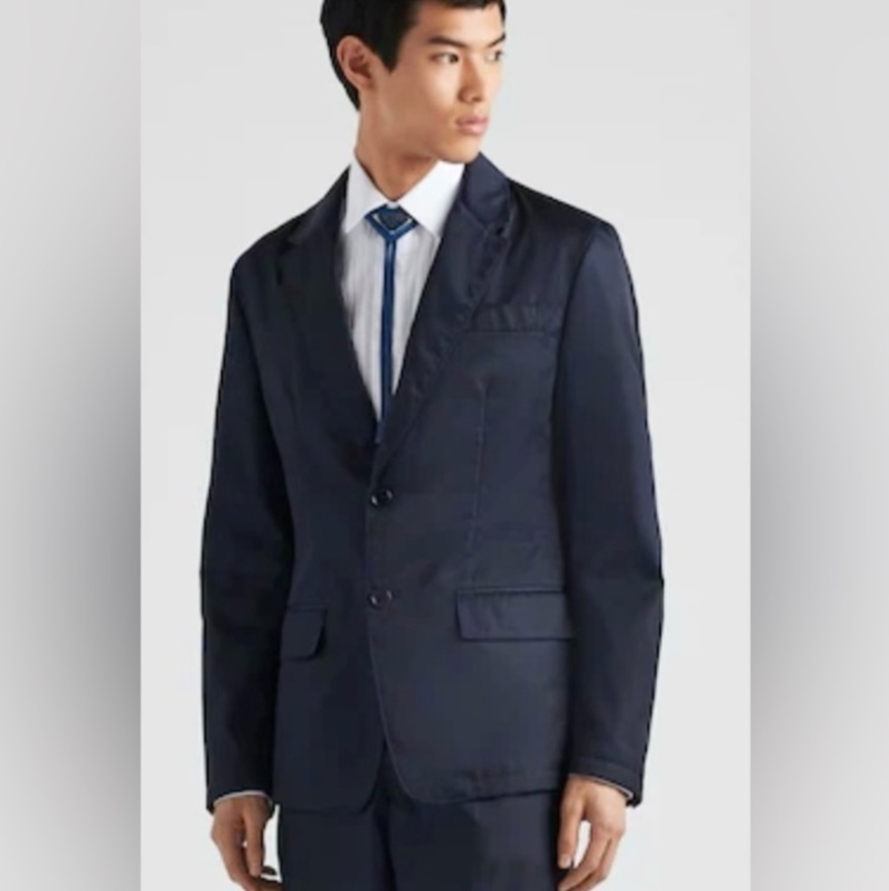 Prada Cotton Single-Breasted Blazer - image 5